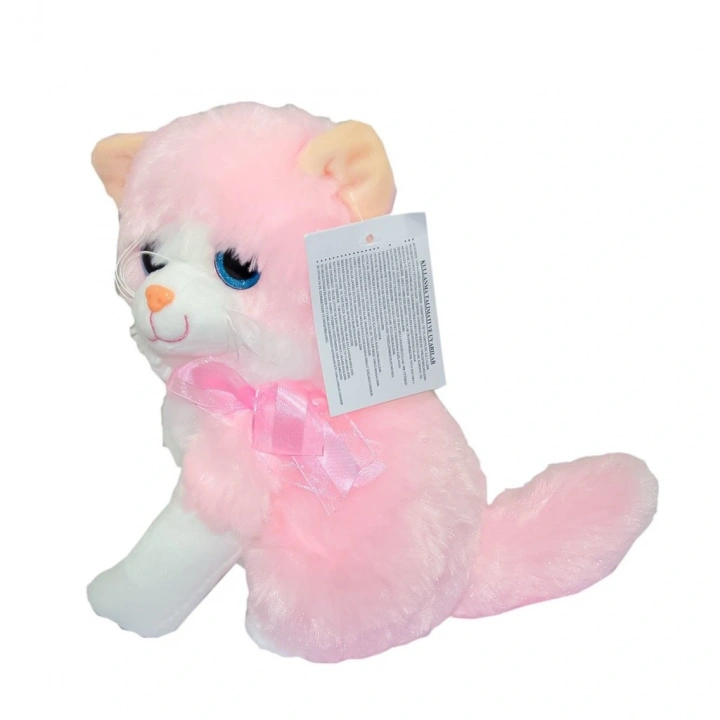 BFS KZL-2208001 Ayakta Miyavlayan Kedi 3 Renk - Kızılkaya Oyuncak