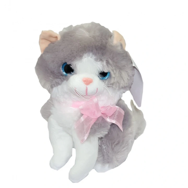 BFS KZL-2208001 Ayakta Miyavlayan Kedi 3 Renk - Kızılkaya Oyuncak