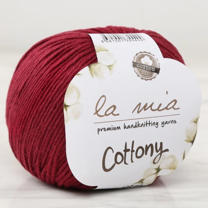 BFS LA MİA COTTONY BORDO EL ÖRGÜ İPİ - L023