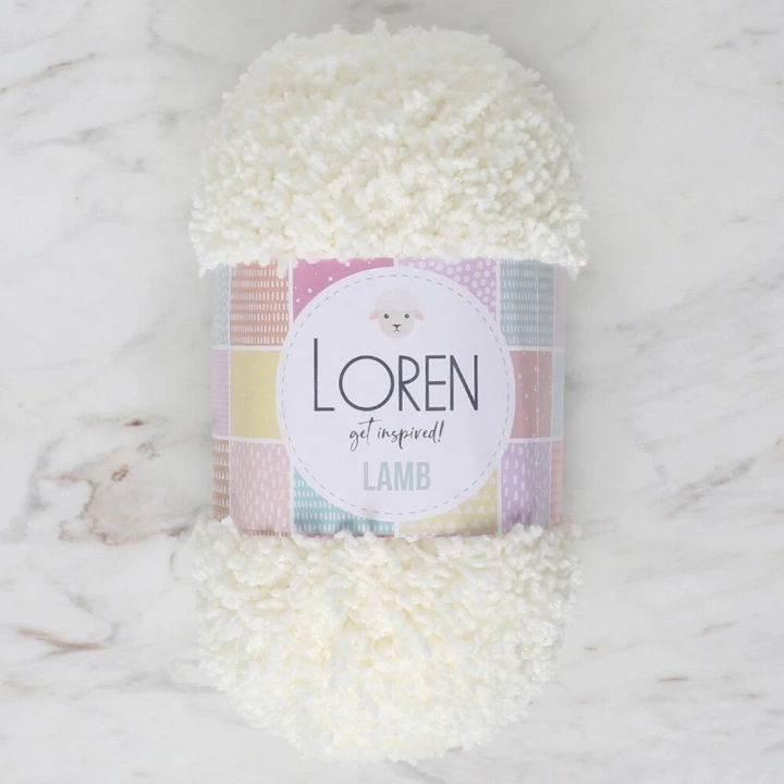 BFS  Lamb Açık Krem El Örgü İpi - R019 - 34419