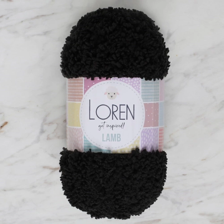 BFS  Lamb Siyah El Örgü İpi - R004 - 34423