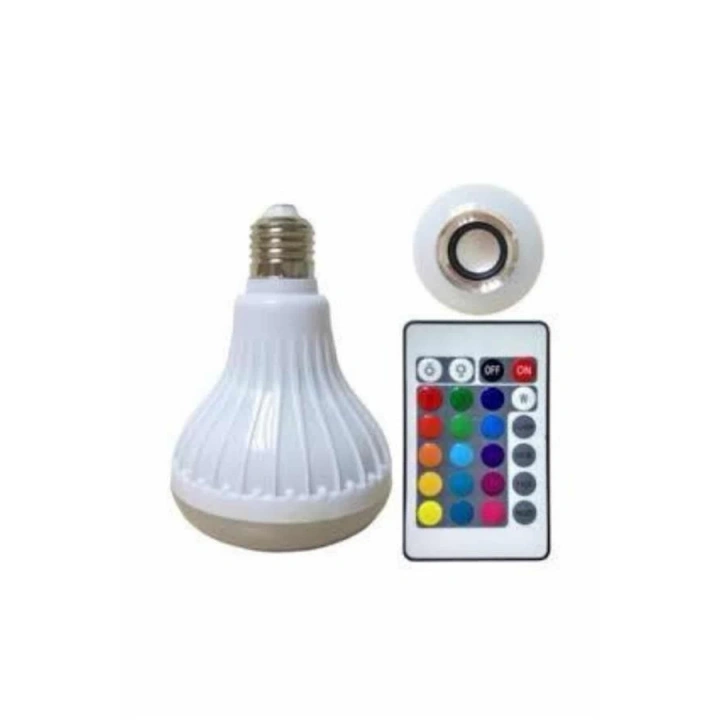 BFS Lamba Hoparlör Ampül Görünümlü Renk Değiştirebilen Android ve İOS Uyumlu