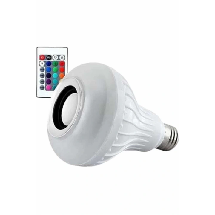 BFS Lamba Hoparlör Ampül Görünümlü Renk Değiştirebilen Android ve İOS Uyumlu