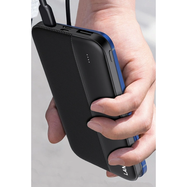 BFS Lanex LP01 10.000 mAh 22.5W PD Hızlı Şarj Powerbank - Siyah