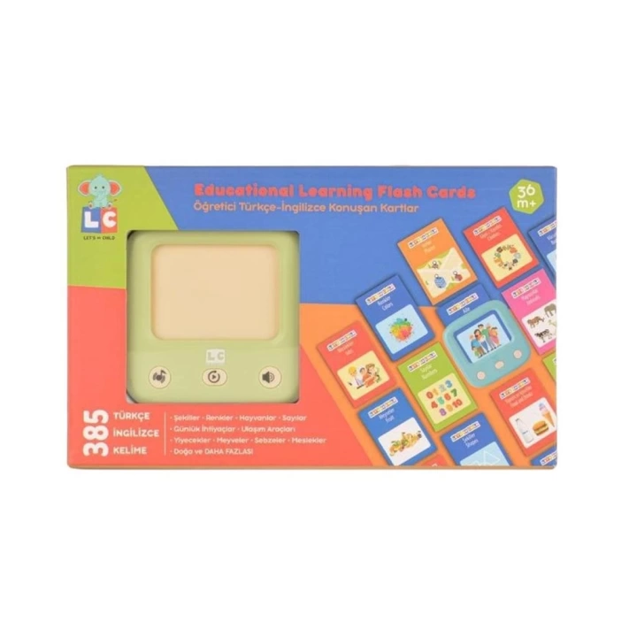 BFS   LC-31050ÖğreticiTürkçe-İngilizceKonuşanFlashKartlar-LetsBeChild