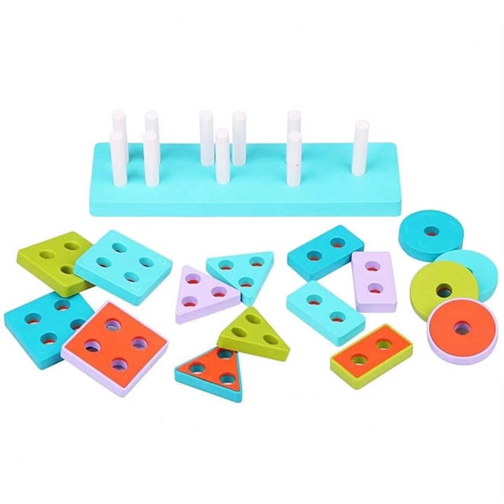 BFS   ​​​​​​​LC Ahşap Geometrik Şekiller Bul-Tak