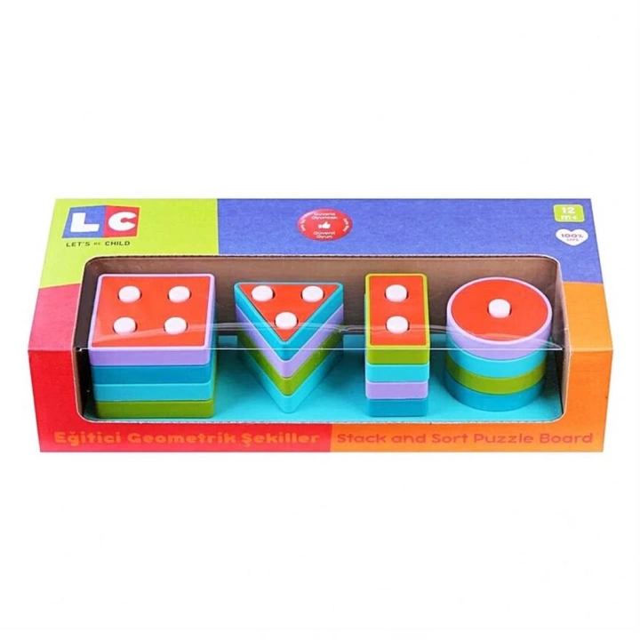 BFS   ​​​​​​​LC Ahşap Geometrik Şekiller Bul-Tak