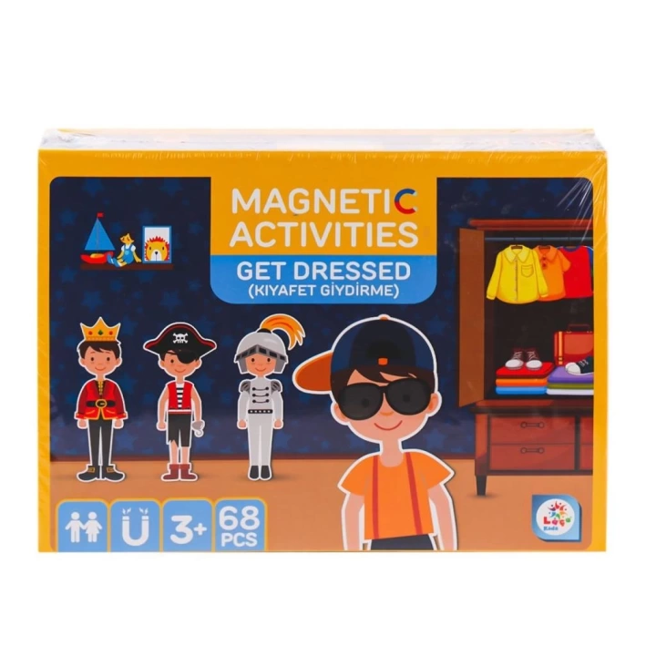 BFS   LC7983 Manyetik Aktivite Kıyafet Değiştirme Oyunu -Laçokids