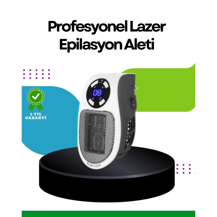 BFS LED Ekranlı Ayarlanabilir Sıcaklık Mini Priz Isıtıcı Sessiz