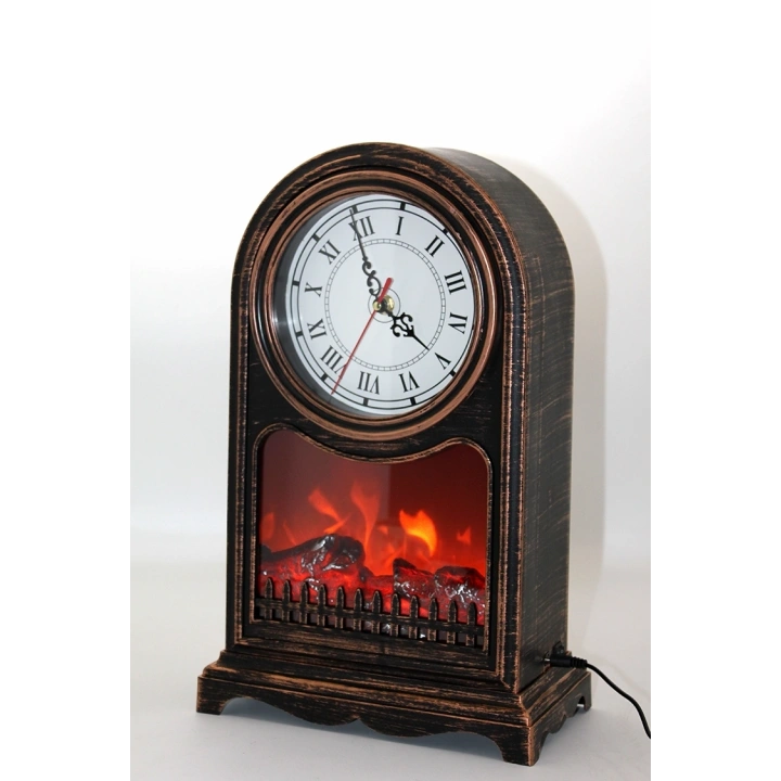 BFS Led Işıklı Saatli Şömine Aalk2501