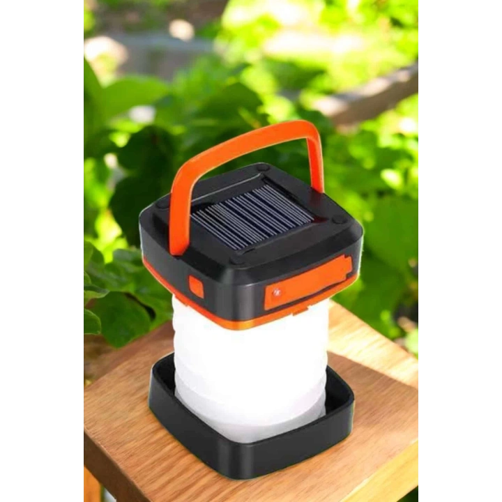 BFS Led Lamba Kamp Lambası Hafif Taşınabilir Şarj Süreli Akordeon El Fenerli