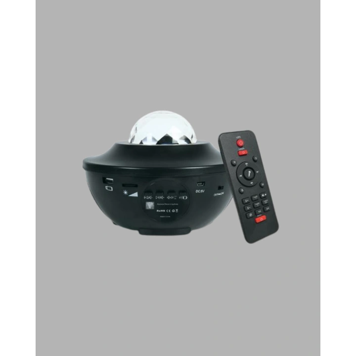 BFS LED Yıldızlı Projektör Galaxy Modlu Renk ve Parlaklık Ayarlı Gece Lambası