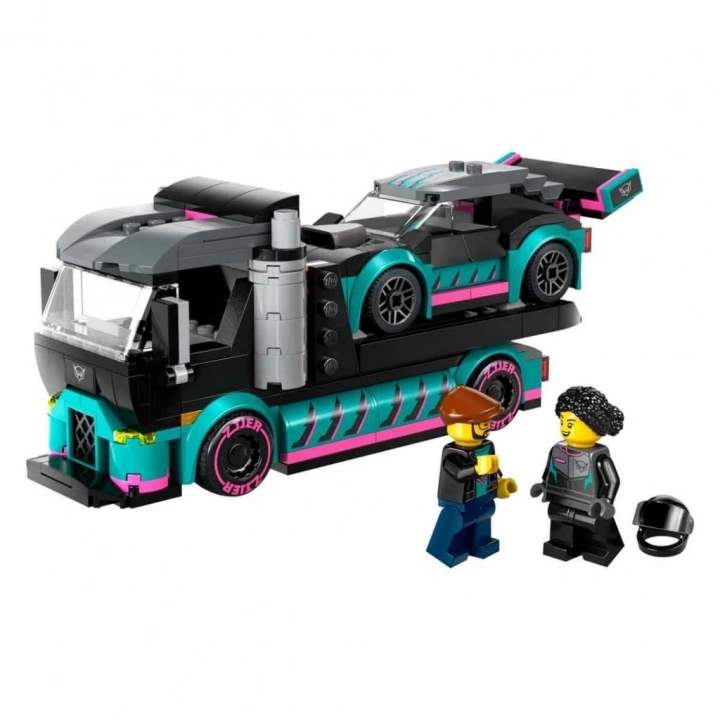 BFS  LEGO City Yarış Arabası ve Araba Taşıyıcı Kamyon 60406