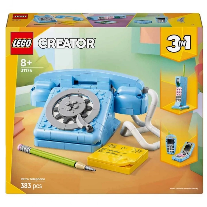 BFS  LEGO Creator 3ü 1 Arada Retro Telefon 31174