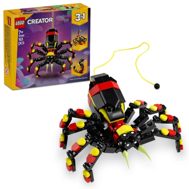 BFS   LEGO Creator 3ü 1 Arada Vahşi Hayvanlar: Şaşırtıcı Örümcek Oyun Seti 31159