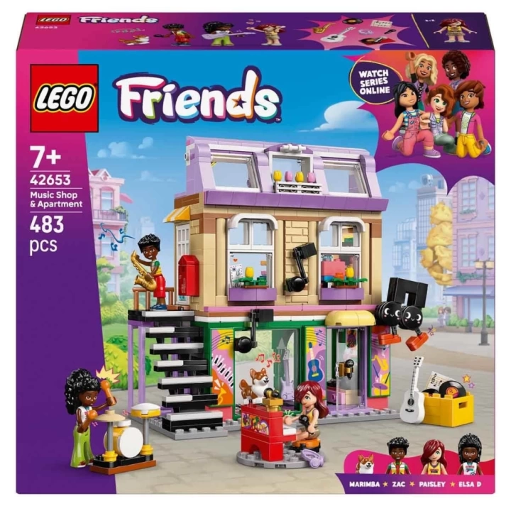 BFS  LEGO Friends Müzik Mağazası ve Daire 42653