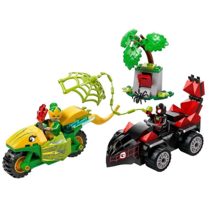 BFS   LEGO Marvel Spidey ve İnanılmaz Arkadaşları Spin ve Electro Dinozor Aracı Takibi 11198