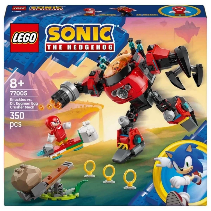 BFS  LEGO Sonic the Hedgehog Knuckles, Dr. Eggman’ın Egg Crusher Robotuna Karşı 77005