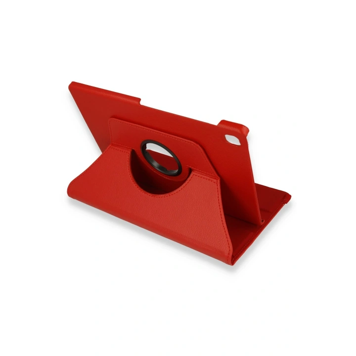BFS  Lenovo M10 FHD Plus X606F Kılıf 360 Tablet Deri Kılıf - Kırmızı