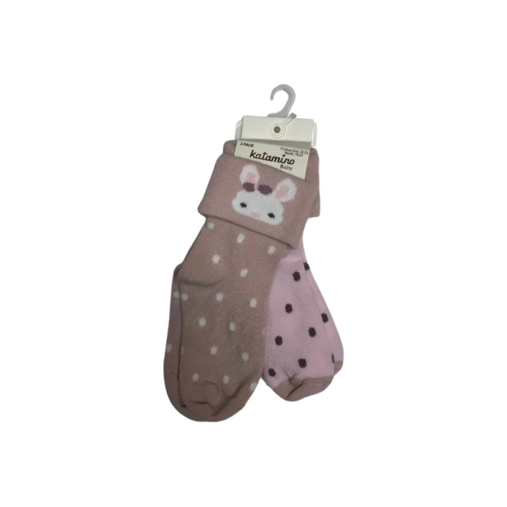 BFS    Lintan 2li Bebek Soket Çorap K46272 Asorti