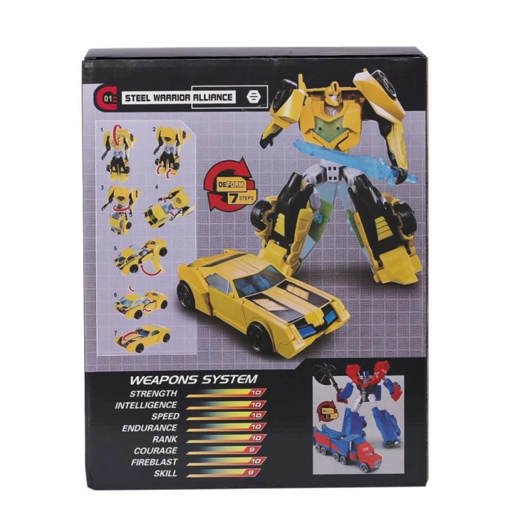BFS  LJ1651 Metal Gövdeli Dönüşebilen Robot -Gepettoys