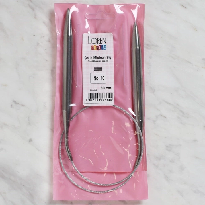 BFS LOREN CRAFTS 10 MM ÇELİK MİSİNALI ŞİŞ 60 CM