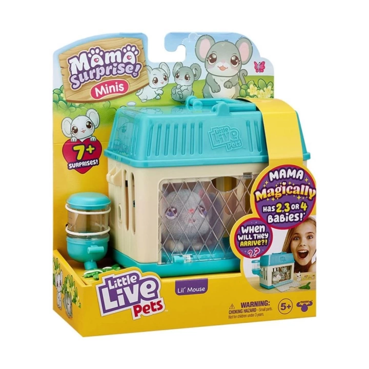 BFS   LP301100 Little Live Pets Anne Fare ve Yavruları Oyun Seti - 26510