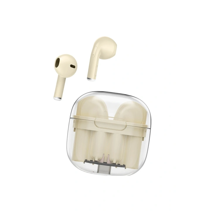 BFS  LS-09 Bluetooth 5.3 TWS Kablosuz Airpods Kulaklık - Krem
