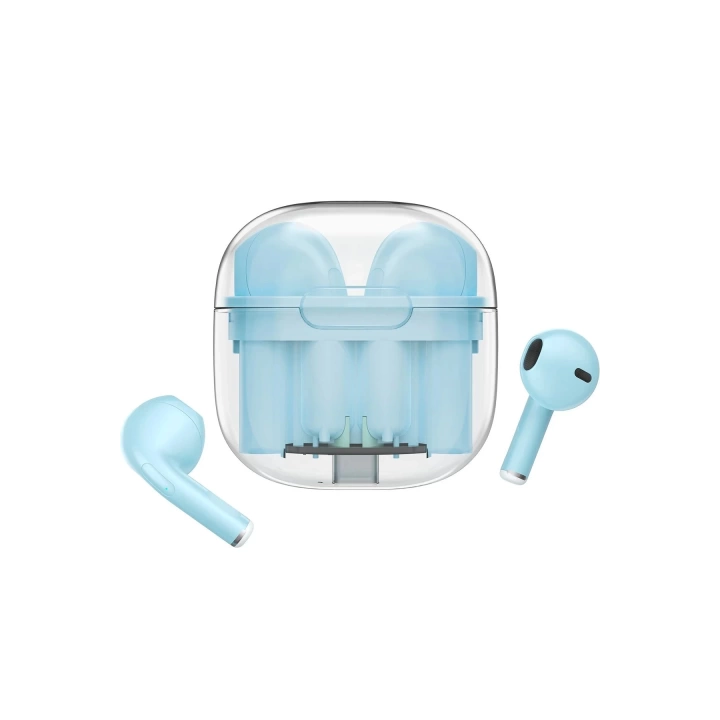 BFS LS-09 Bluetooth 5.3 TWS Kablosuz Airpods Kulaklık - Mavi