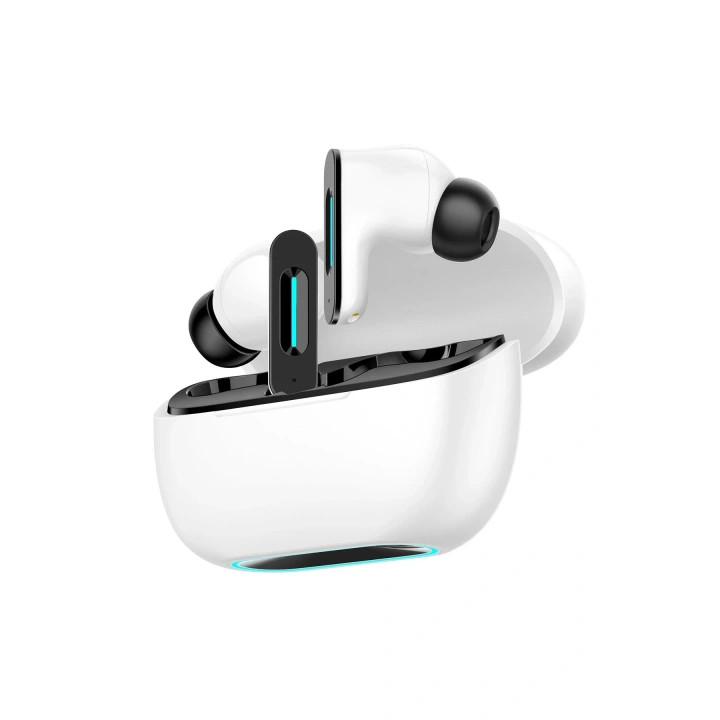 BFS  LS-518 Aktif Gürültü Engelleyici Özellikli TWS Airpods Kulaklık - Beyaz-Siyah