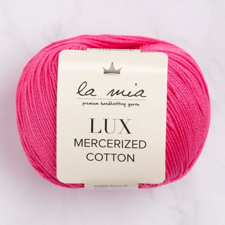BFS  Lux Mercerized Cotton Fuşya El Örgü İpi - 35 - 33746