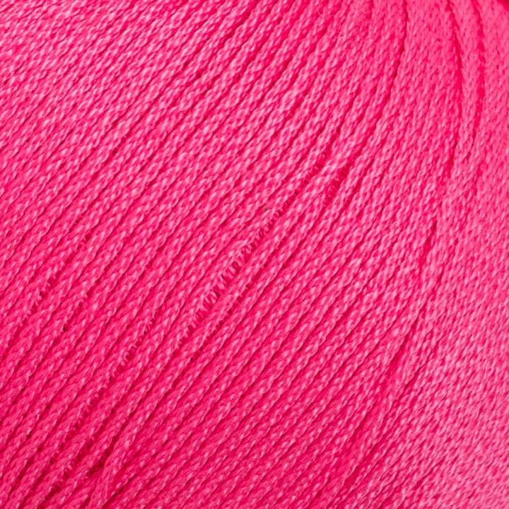 BFS  Lux Mercerized Cotton Fuşya El Örgü İpi - 35 - 33746