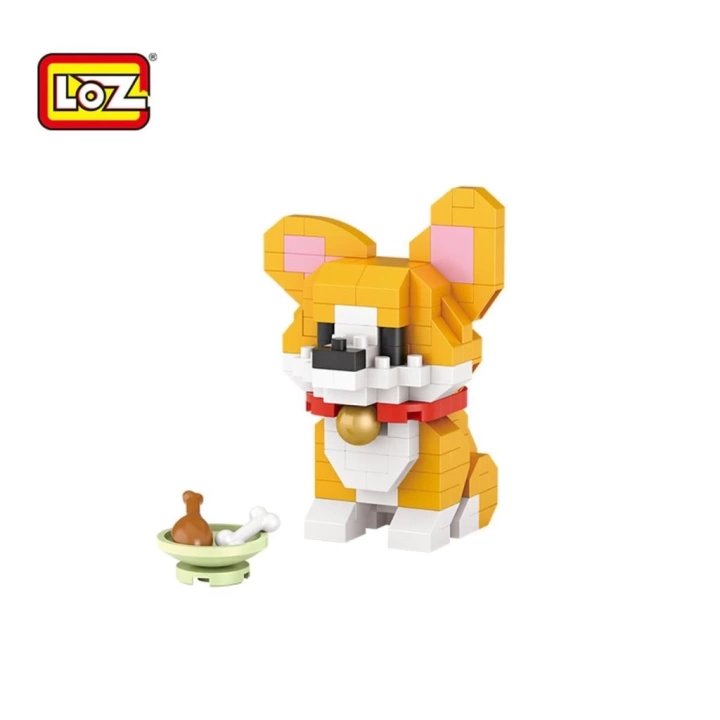 BFS   LZ8605 LOZ Köpek Blok Seti Mini Poşet -Vagon life