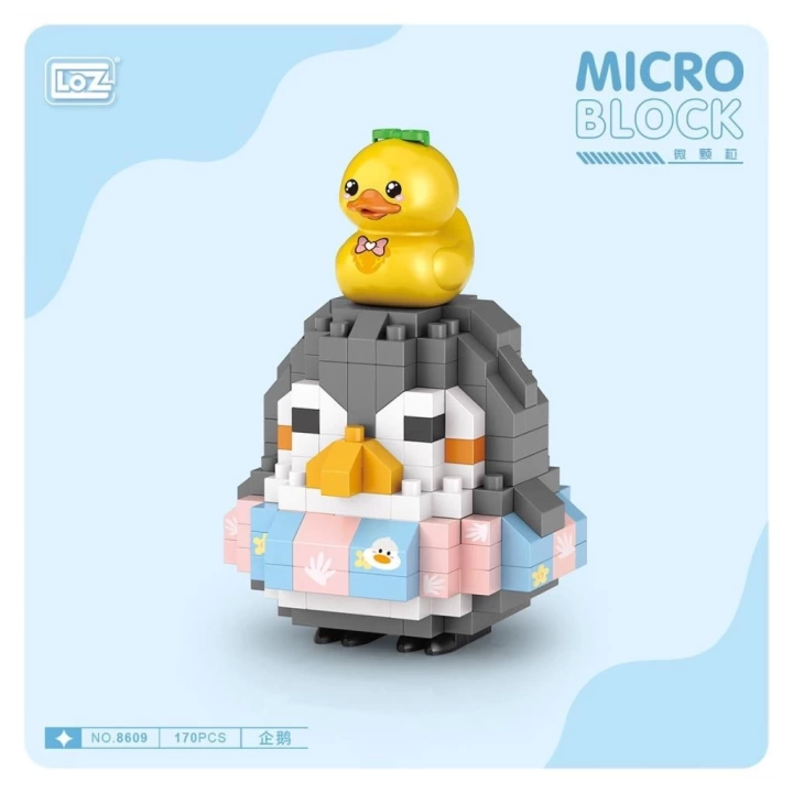 BFS   LZ8609 LOZ Penguen Blok Seti Mini Poşet -Vagon life