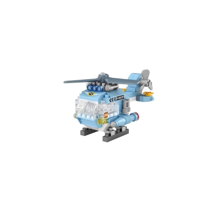 BFS   LZ8616 LOZ Helikopter Blok Seti Mini Poşet -Vagon life