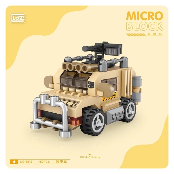 BFS   LZ8617 LOZ Tank Blok Seti Mini Poşet- Vagon life