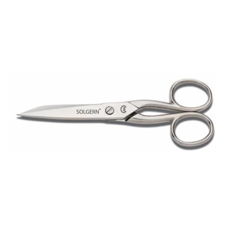 BFS M-218 Sivri Uçlu İplik Temizleme Makası No: 5,5 İnç / 13,97 Cm - Nikel Kaplama