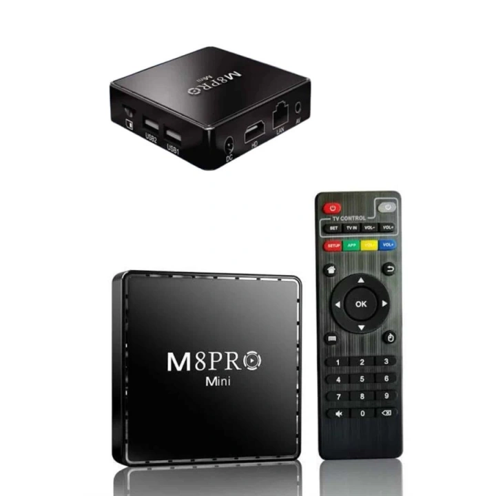 BFS M8 PRO Mini 2.4G 10K ultra HD 64 GB TV BOX Android TV GAME BOX  2 Adet Oyun Konsolu