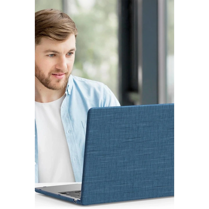 BFS Macbook Air 13.6 Macbook Kumaş Kapak - Lacivert
