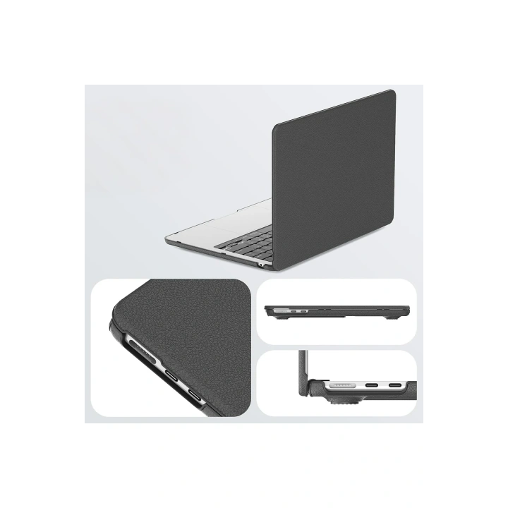 BFS  Macbook Air 15 2024 Macbook Deri Kapak - Gri