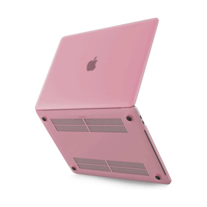 BFS Macbook Pro 13 2020 Macbook Buzlu Kapak - Pembe