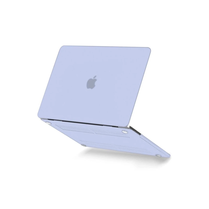 BFS Macbook Pro 13 2021 Macbook Buzlu Kapak - Lila