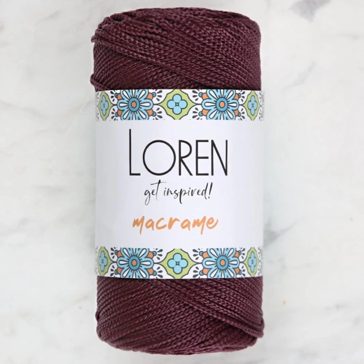 BFS  Macrame Koyu Bordo El Örgü İpi - RM115