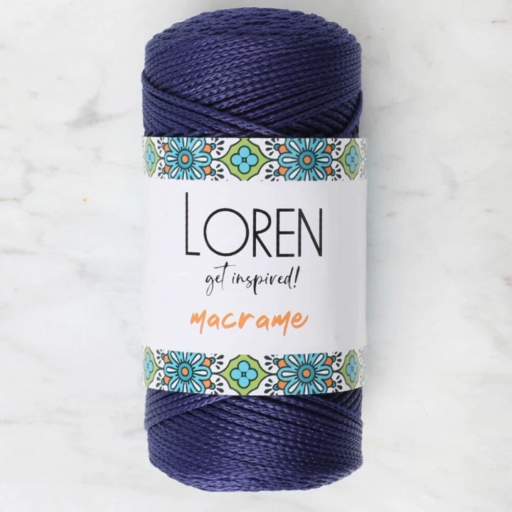 BFS  Macrame Lacivert El Örgü İpi - RM 0262 - 34353
