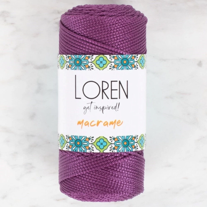 BFS  Macrame Mor El Örgü İpi - RM 0160 - 34347