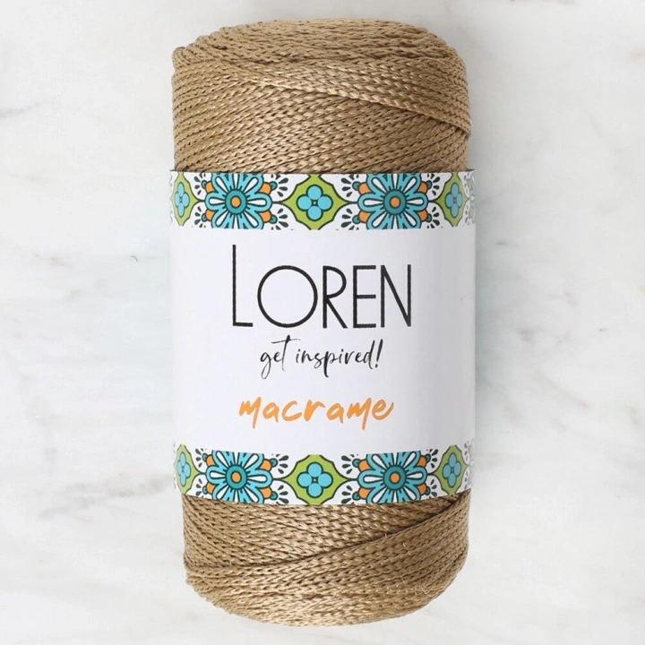 BFS  Macrame Sütlü Kahve El Örgü İpi - RM 041 - 34328