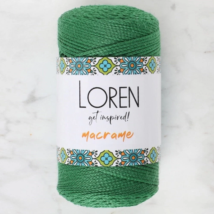 BFS  Macrame Yeşil El Örgü İpi - RM 0172 - 34348