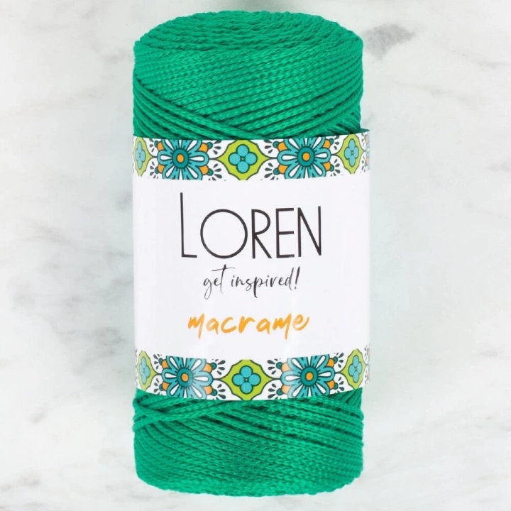 BFS  Macrame Yeşil El Örgü İpi - RM 0175 - 34339