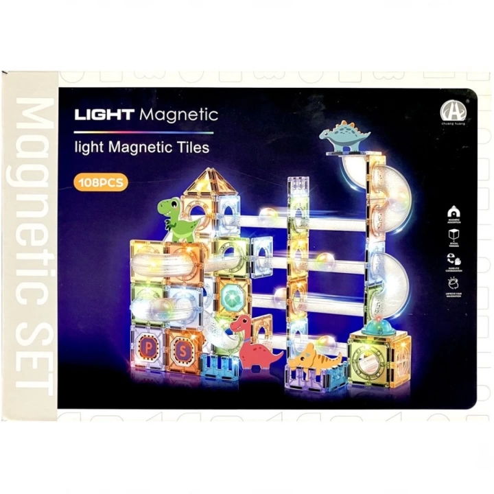 BFS  Magnetic Tiles Light Version 108 Parça