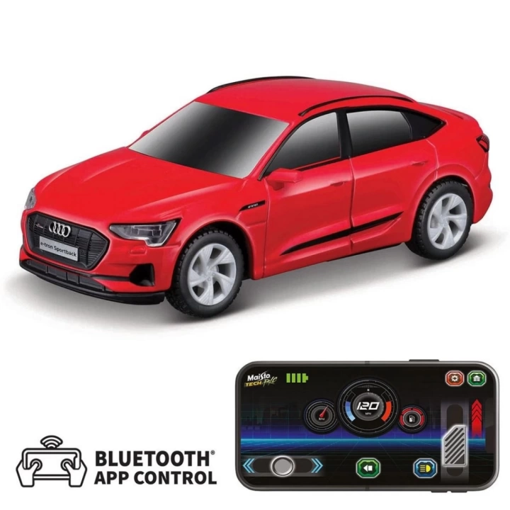 BFS  Maisto 1:41 APP Control Kumandalı Metal Araba - Audi e-tron Sport